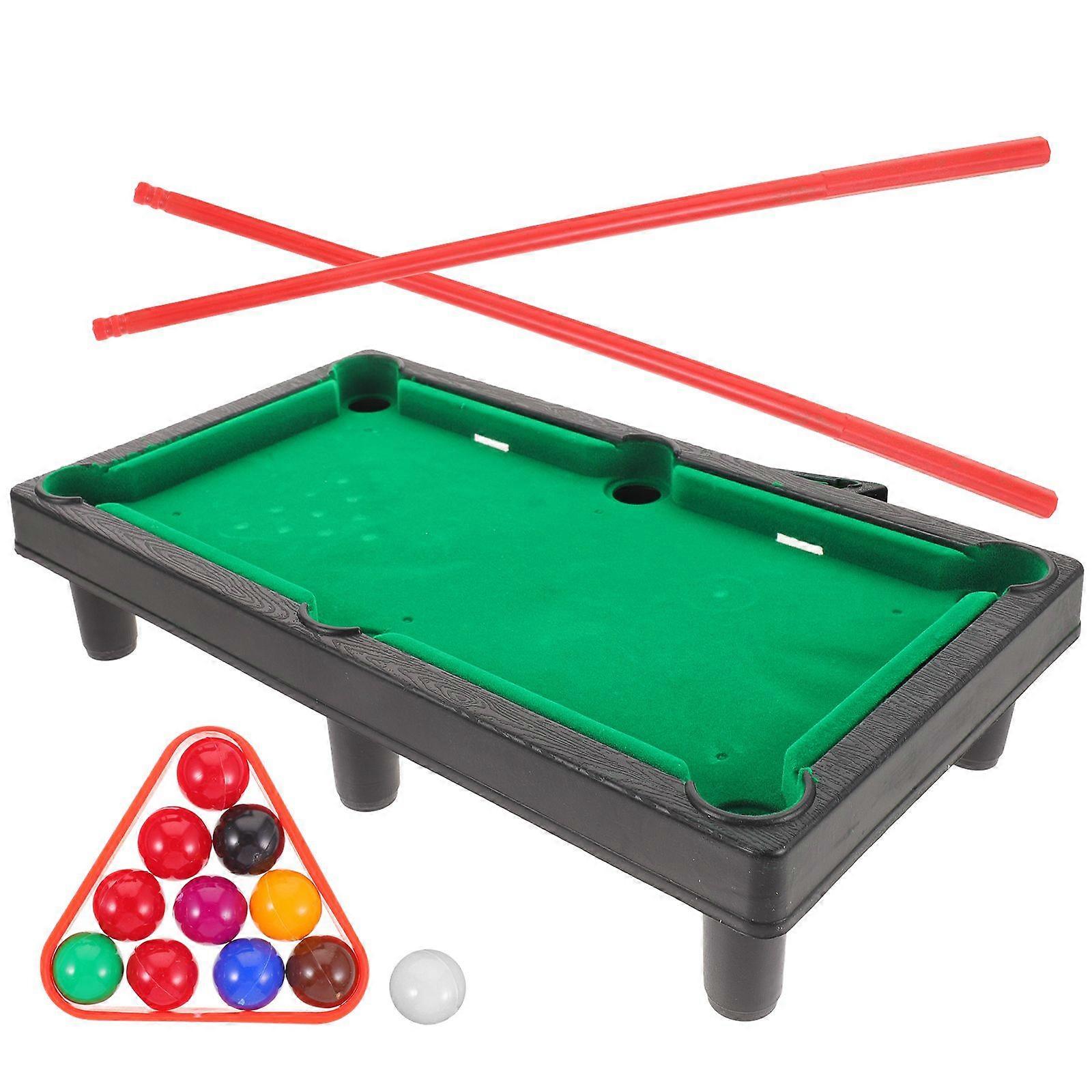 1 Set Mini Pool Table Tabletop Desktop Billiard Game Toy Home Office Desk Game