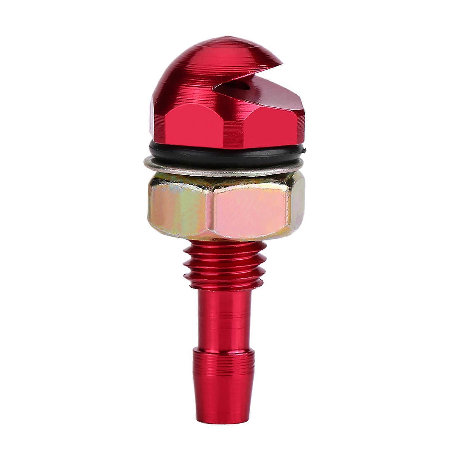 2Pcs Universal Aluminum Alloy Car Front Windshield Washer Nozzles Red