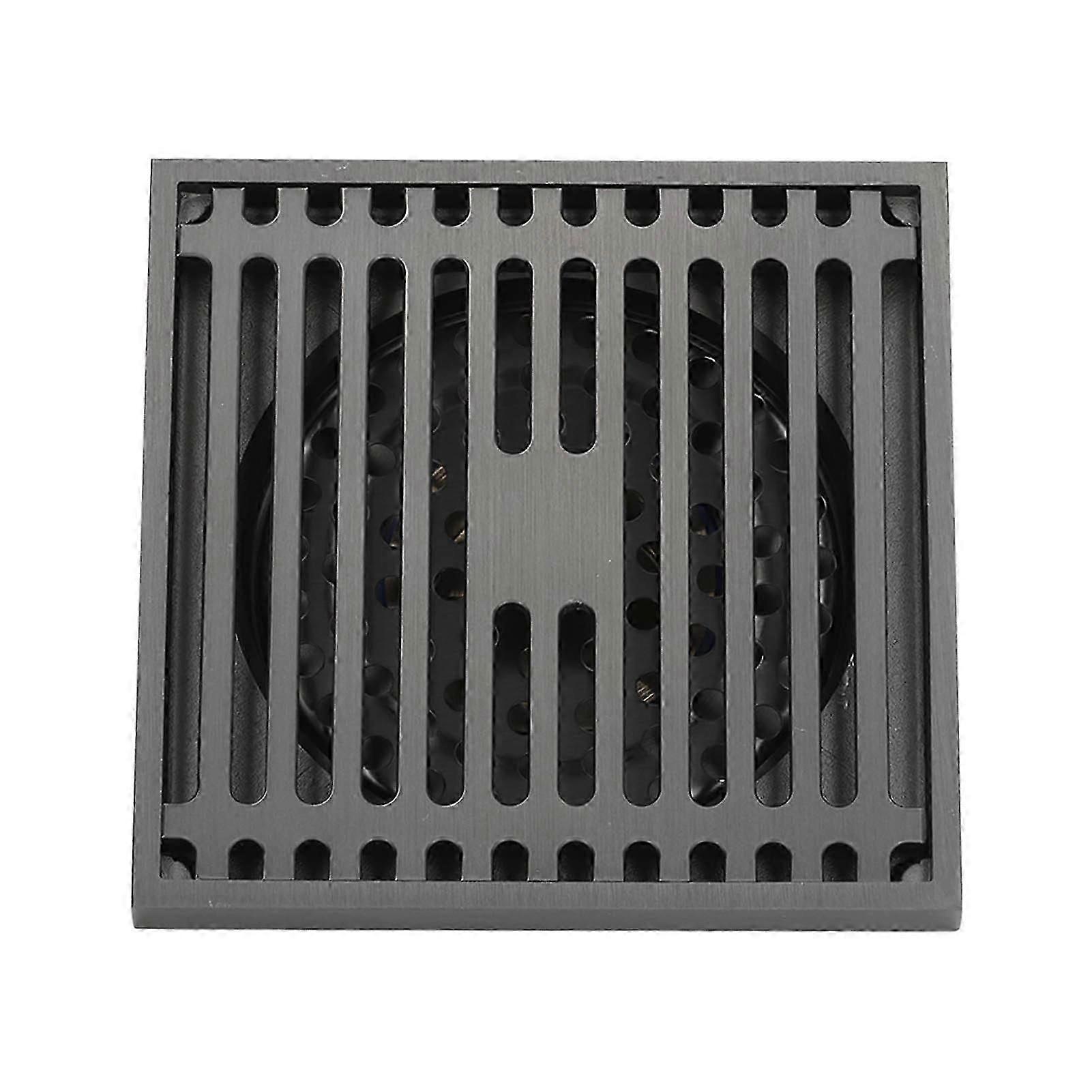 地漏不锈钢方形防臭大排量浴室格栅家庭阳台灰色