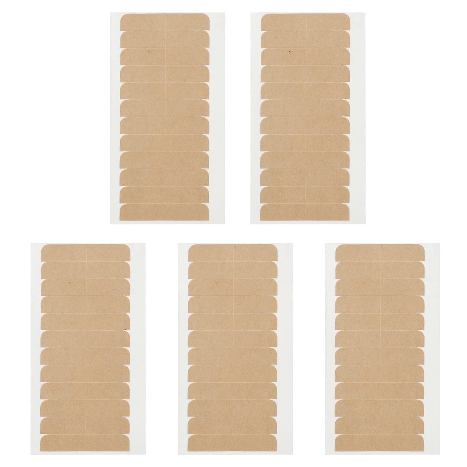 Brown Double Sided Paper Tape for Hair Extension and Lace Wig Suitable for Everyday Use 10 Sheets 24 Pieces Each Sheet