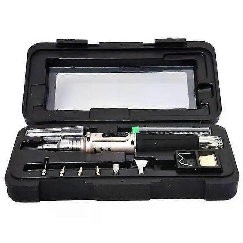 -1115K 10-In-1 Multifunction Gas Soldering Iron Case Set Lighter Set Welding Equipment