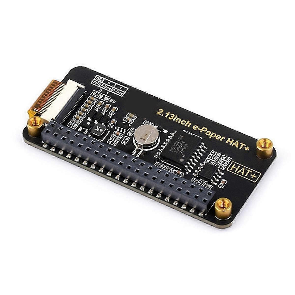 2.13 Inch E-paper Hat for E-ink Display 250x122 Immersion Gold Process SPI Interface Hat Standard E-ink Screen Accessory