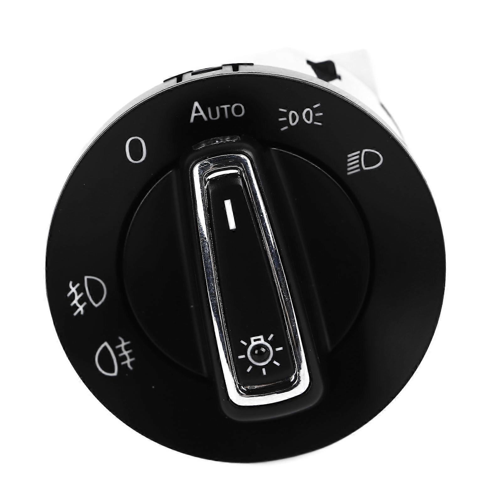 Auto Headlight Switch 18D941431 Chrome Car Headlight Sensor and Switch for Caddy 2004 to 2011