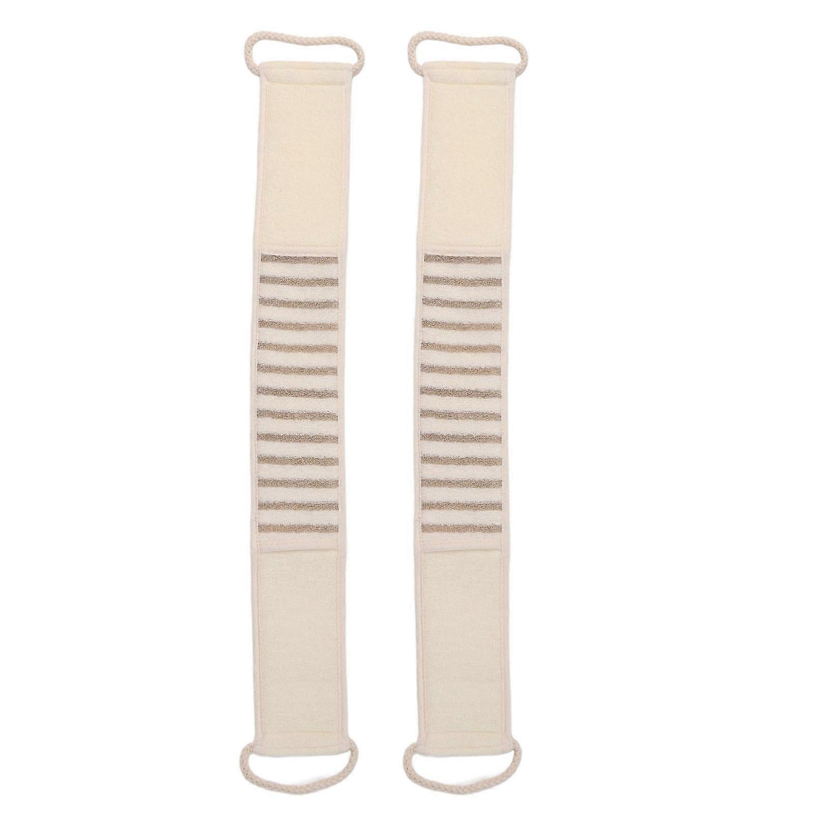 2pcs Exfoliating Back Scrubber for Bath Shower