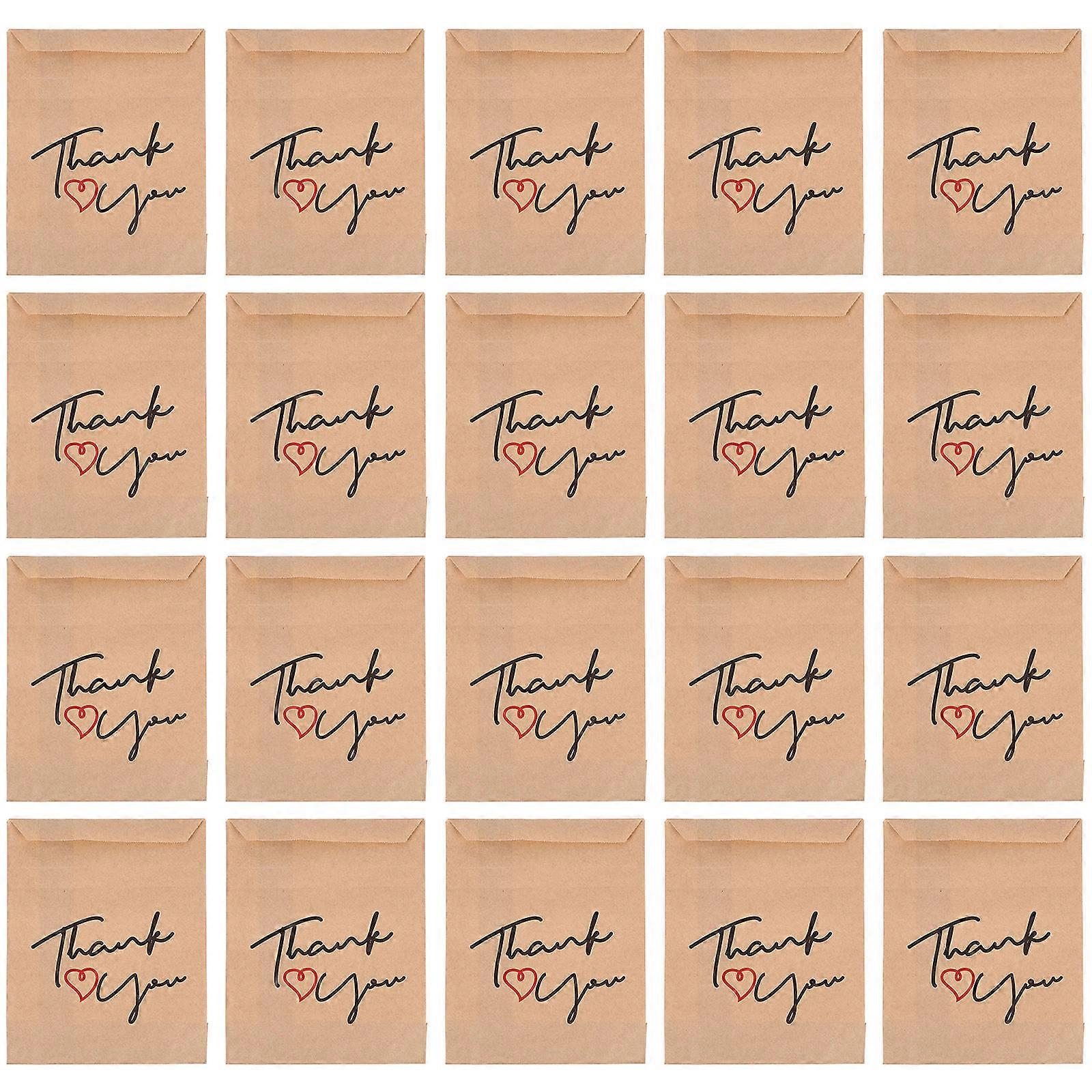 Biscuit Paper Bag Multi Function present Bags Store General Consumers Thanksgiving 100Pcs