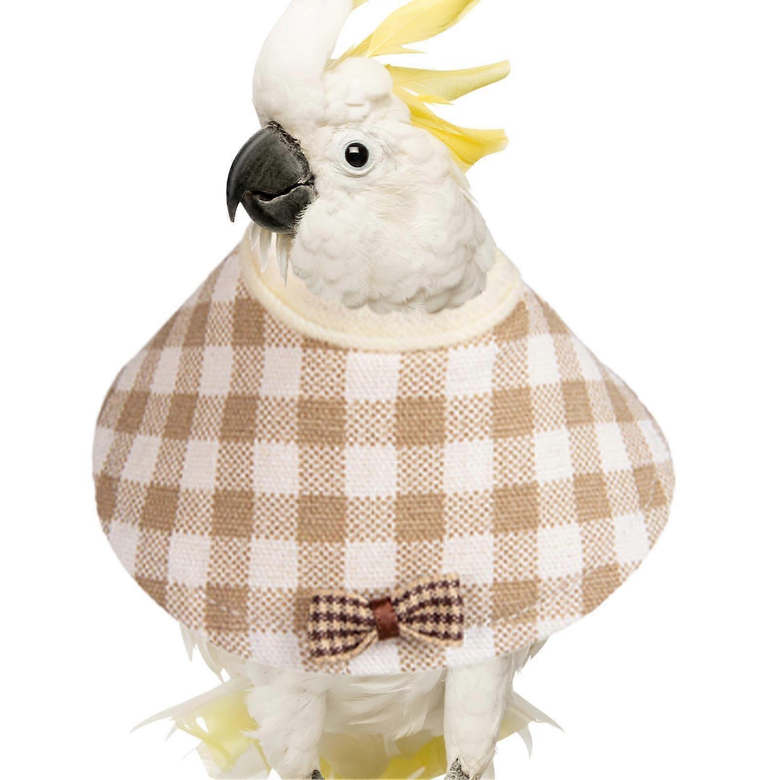 Collar Soft Padded Bird Recovery Collar For Cockatiel Macaw Budgies Adjustable Size Breathable Material