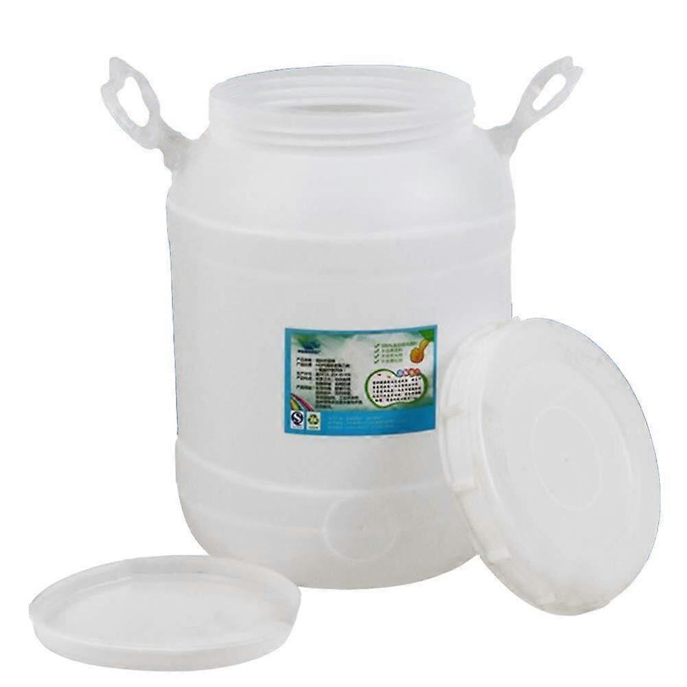 Storage Barrels 20L Plastic Fermentation Barrels Food Grade Safe for Wine, Honey, Water - Environmentally Friendly White