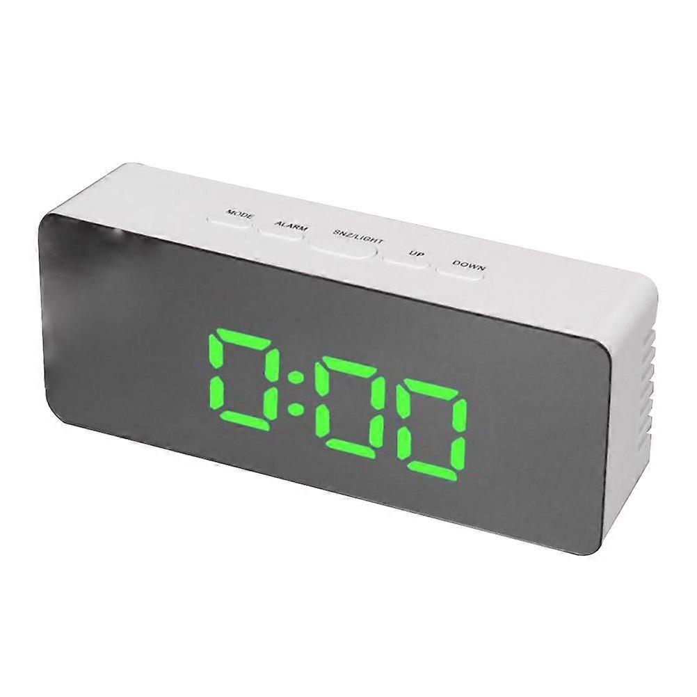 Led Alarm Clock Mirror Clock Led Display Clock Multi-function Mirror Digital Alarm Clock Clock (No Battery)