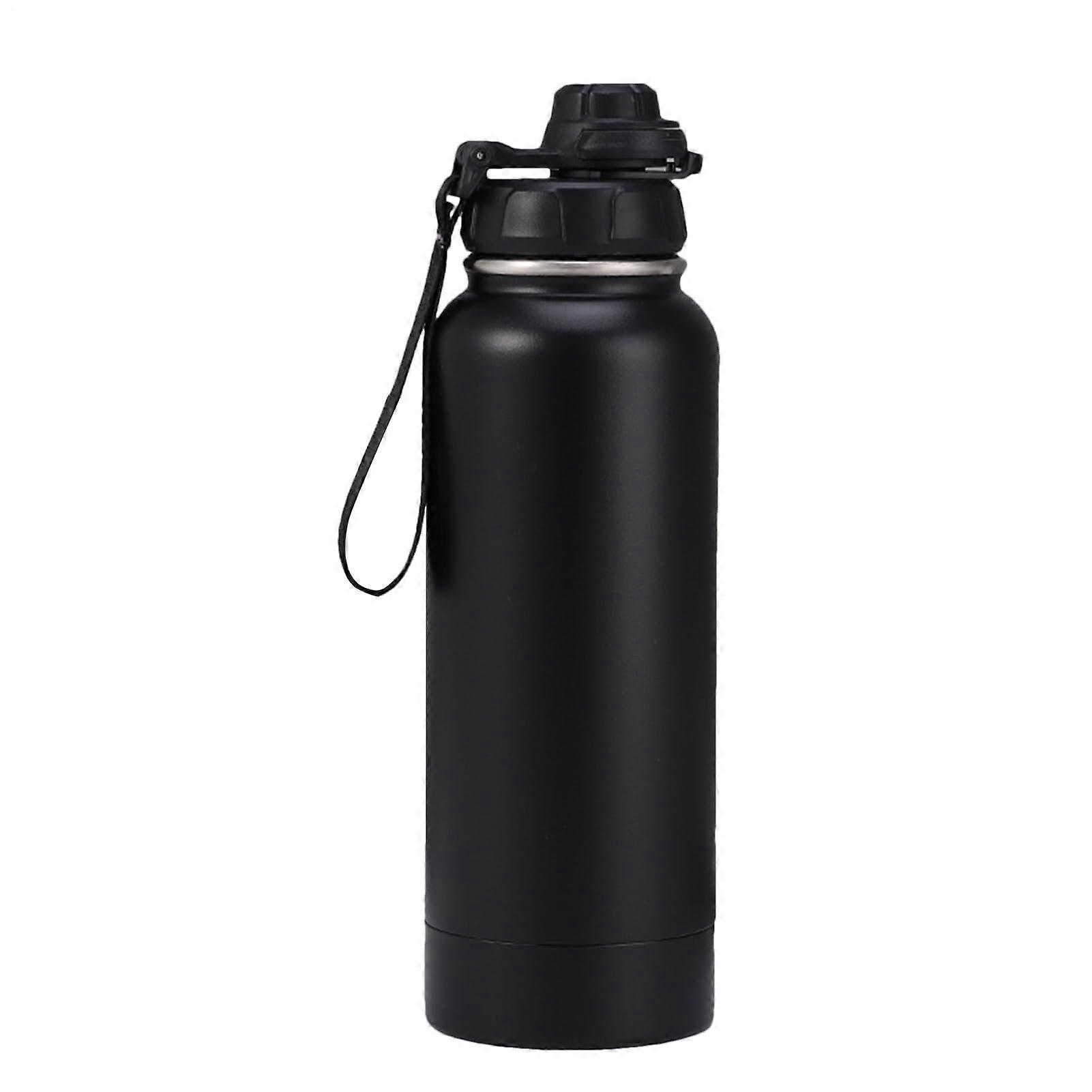 Safe Water Bottle Insulated 730ml, Travel Box, Cup with Lid, Black