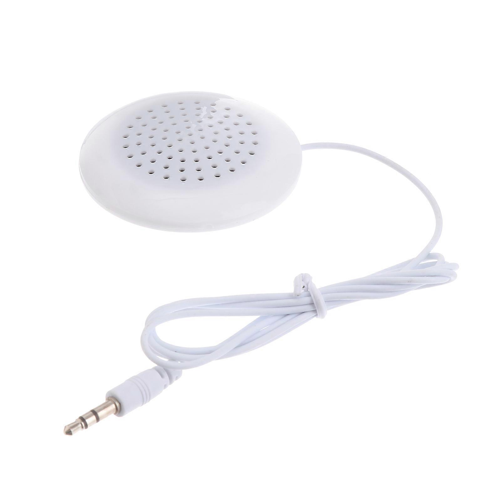 Pillow Speaker Sleeping Mini Size Portable White 1Pcs