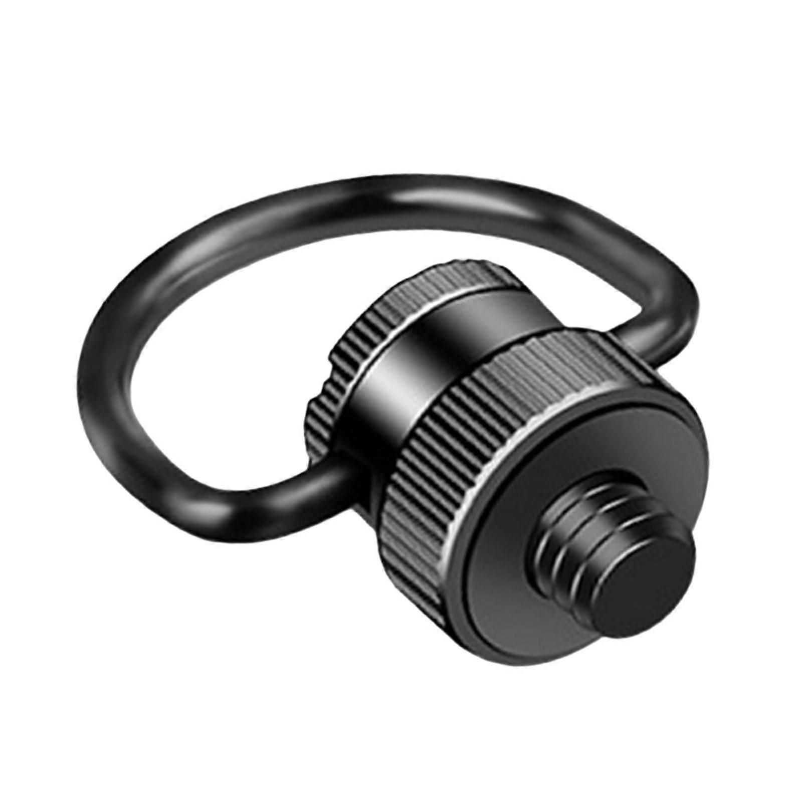 Stainless Steel 1/4 Inch D Ring Screw Hinge Bracket Camera Loop Screw for Photography Equipment Camera Mounting Accessories