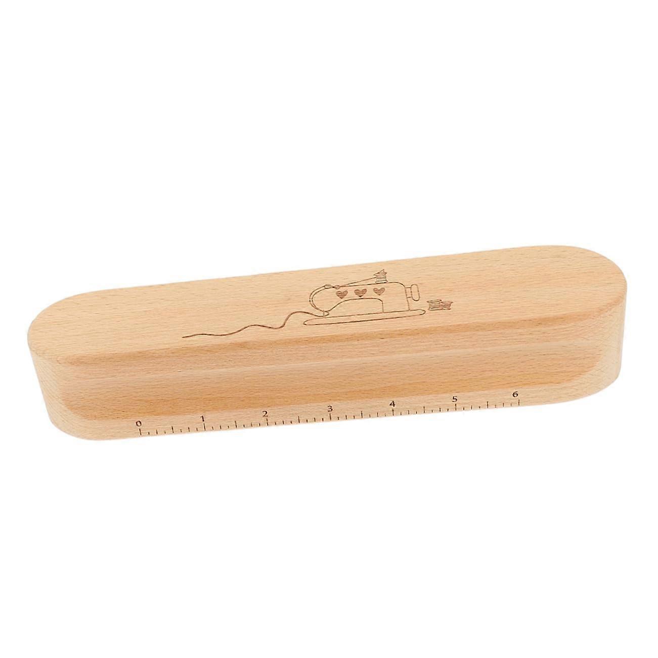 Schneiderklapper Wood Portable Ironing Tool with Grooves for Quilting, Precise Work, Durable and Safe for DIY Projects and Sewing