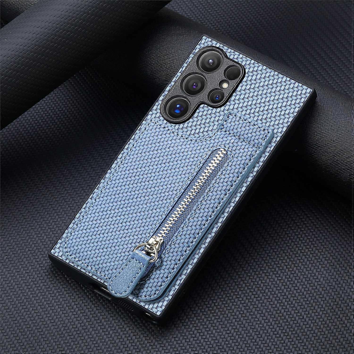 Case for Samsung A06 blue wallet