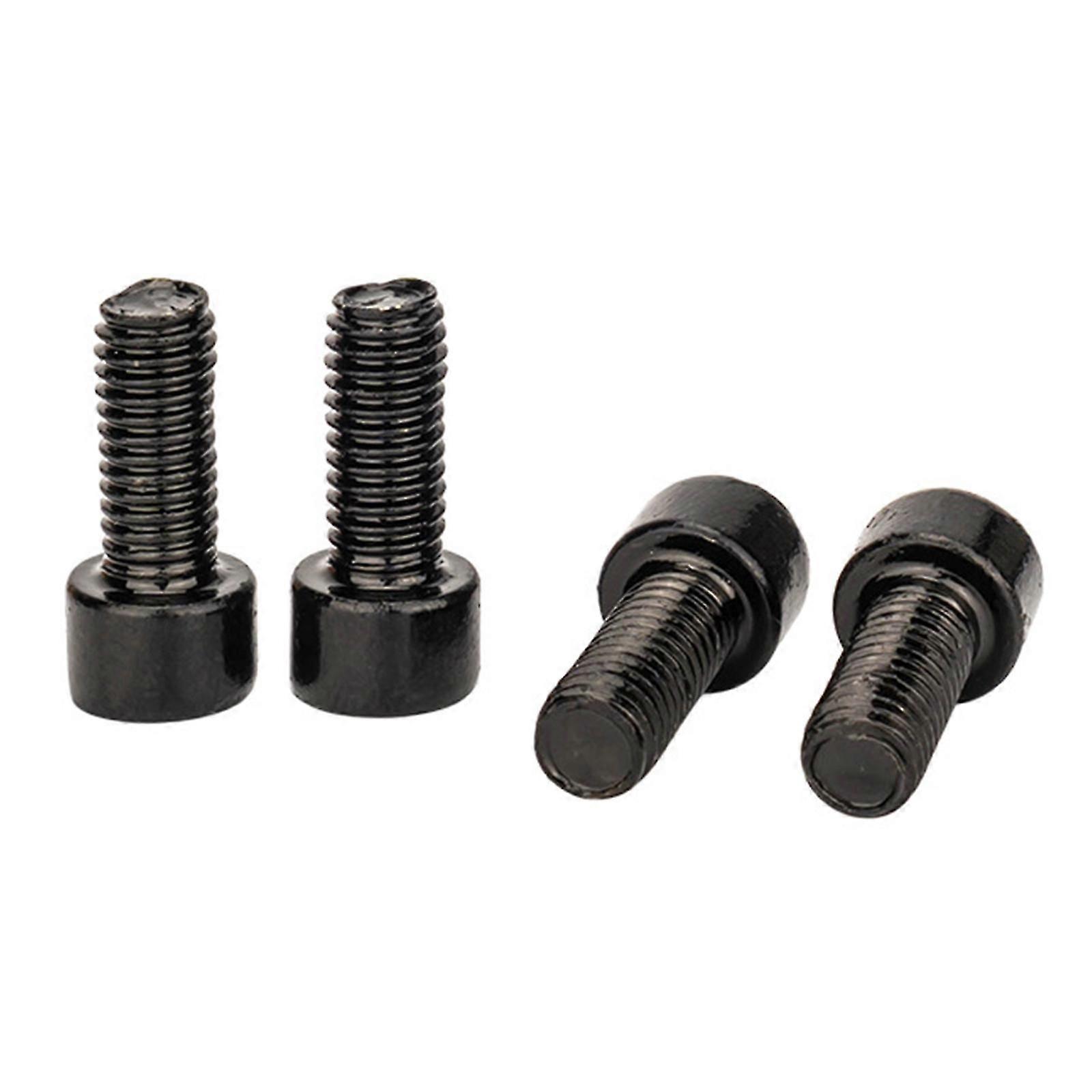 4Pcs Ποδήλατα Κλουβιά μπουκαλιών νερού Βίδες 5x12mm Ανοξείδωτο ατσάλι Εξάγωνα Βίδες κεφαλής Βίδες Μπουλόνια κλουβιών μπουκαλιών Βίδες κατόχου Ασημί