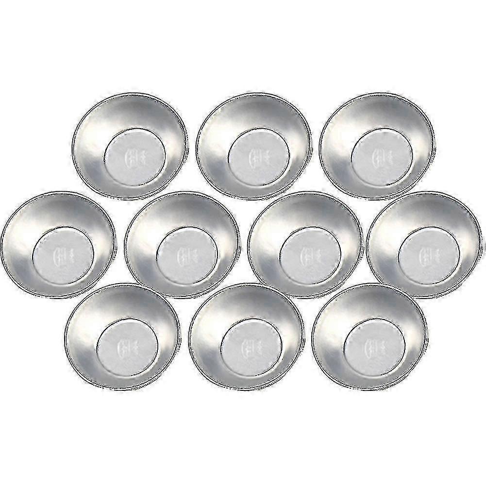 10 stuks Cake Egg Tart Pasteis De Nata Oven Bake Round Tin Cake Tool #CaLu