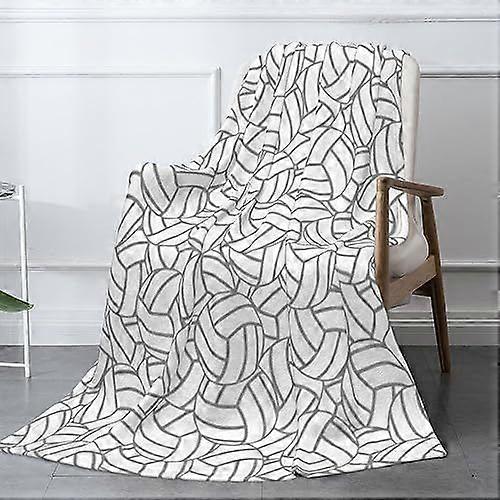 porty Volejbalový potisk Flanelová deka Prostěradlo Přehoz na postel Režim přehozu 65