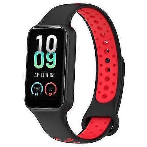 Pentru Amazfit Band 7 Loop Two-Color Breathable Silicon Watch Band