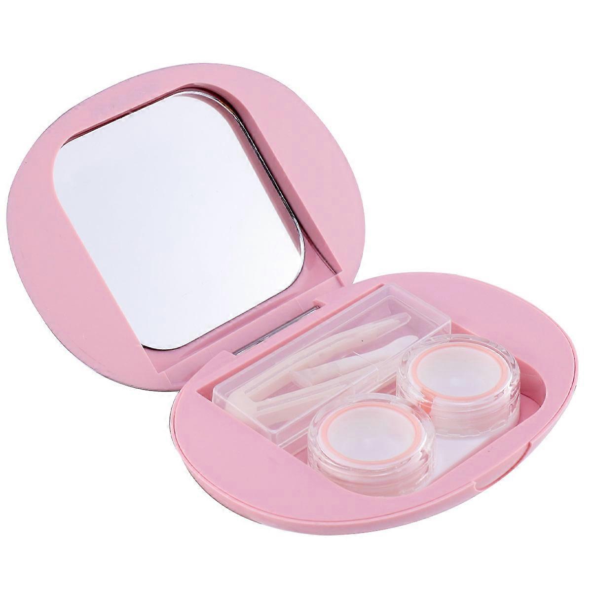 Creative Lens Box Simple Design Lens Protection for Daily Use Plastic 1Pcs