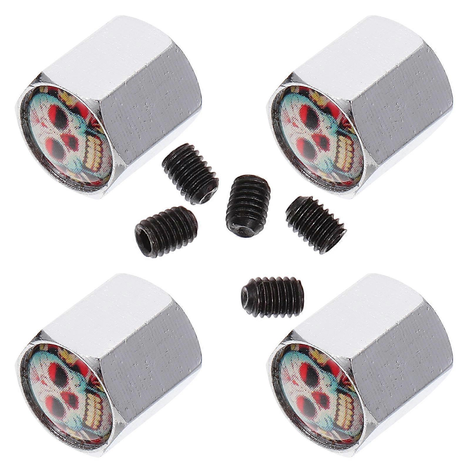 1 Set of Valve Stem Caps for Car Tires Accessories Tire Valve Caps
