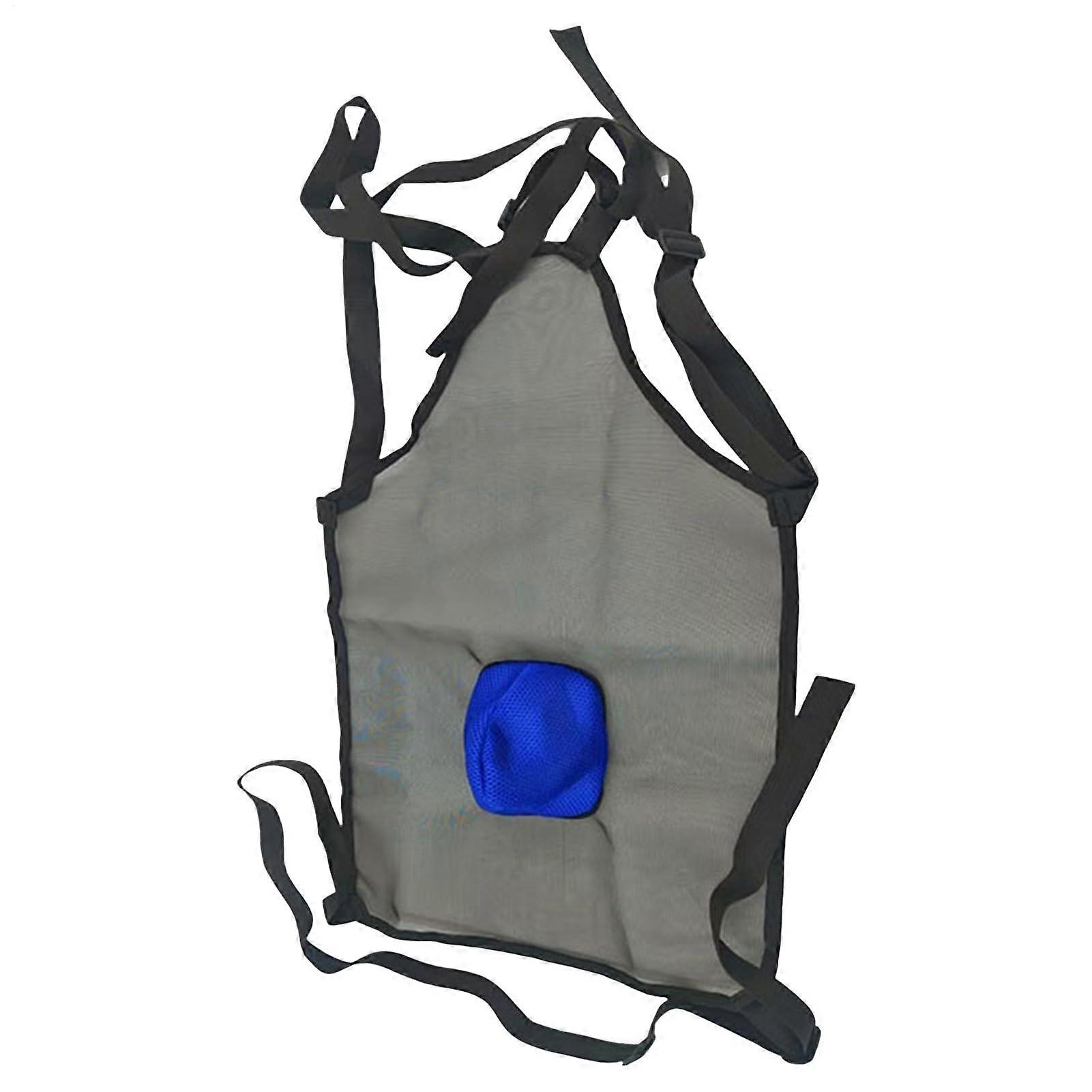 AntiBreeding Apron, AntiMating Skirt with Strap for Goats and Sheep, 64 x 36 cm, Blue