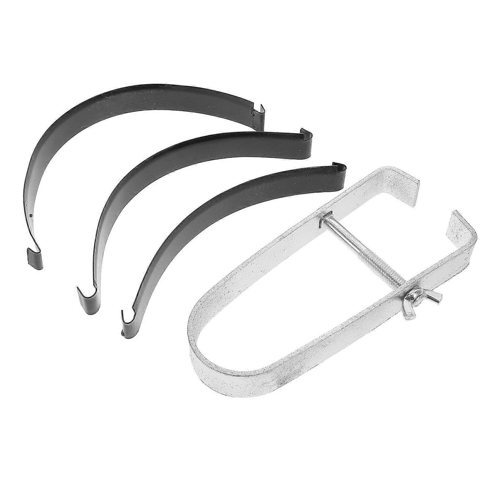 Piston Pressing Tool Piston Ring Compressor Motorcycle Engine Maintenance Alloy Steel 1Set