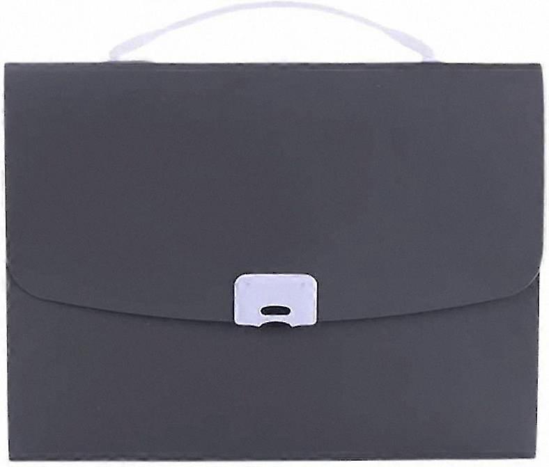 Black Portable Document Organizer for A4 Business Files