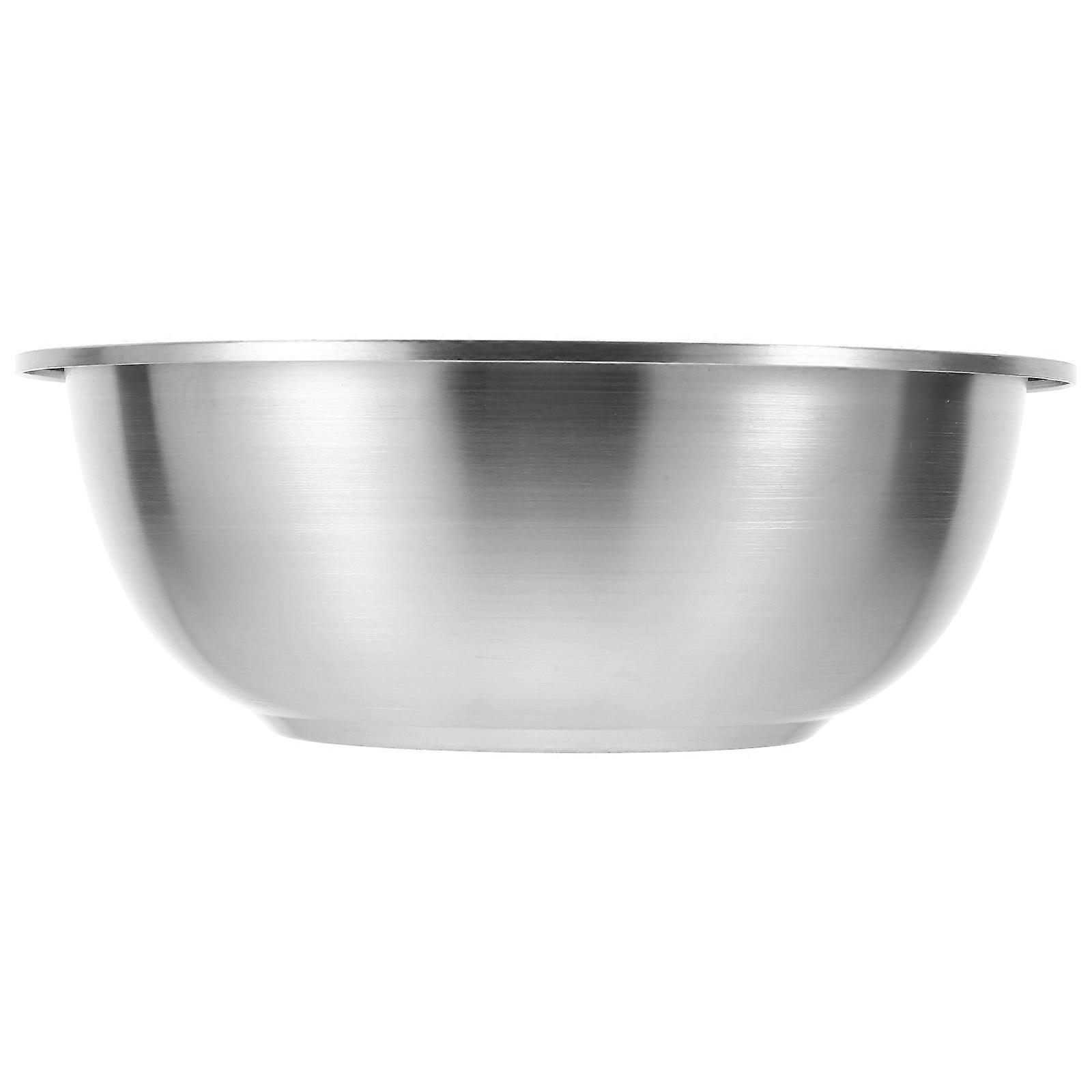Stainless Steel Mixing Bowl, Versatile Kitchen Basin for Food Prep, Salad Mixing, and Vegetable Washing, Easy to Clean, Stackable Design for Everyday