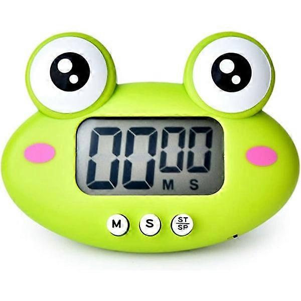 Kitchen Timer, Cute Cartoon Animal Countdown Timer, Digital Cooking Timer with Magnetic, LCD Large Screen Visual Clock, Hanging Alarm Clock with Stand