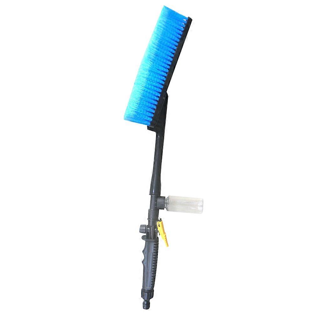 Detachable Car Washing Brush with Long Handle Durable Hose Connect Cleaner Tool for Family