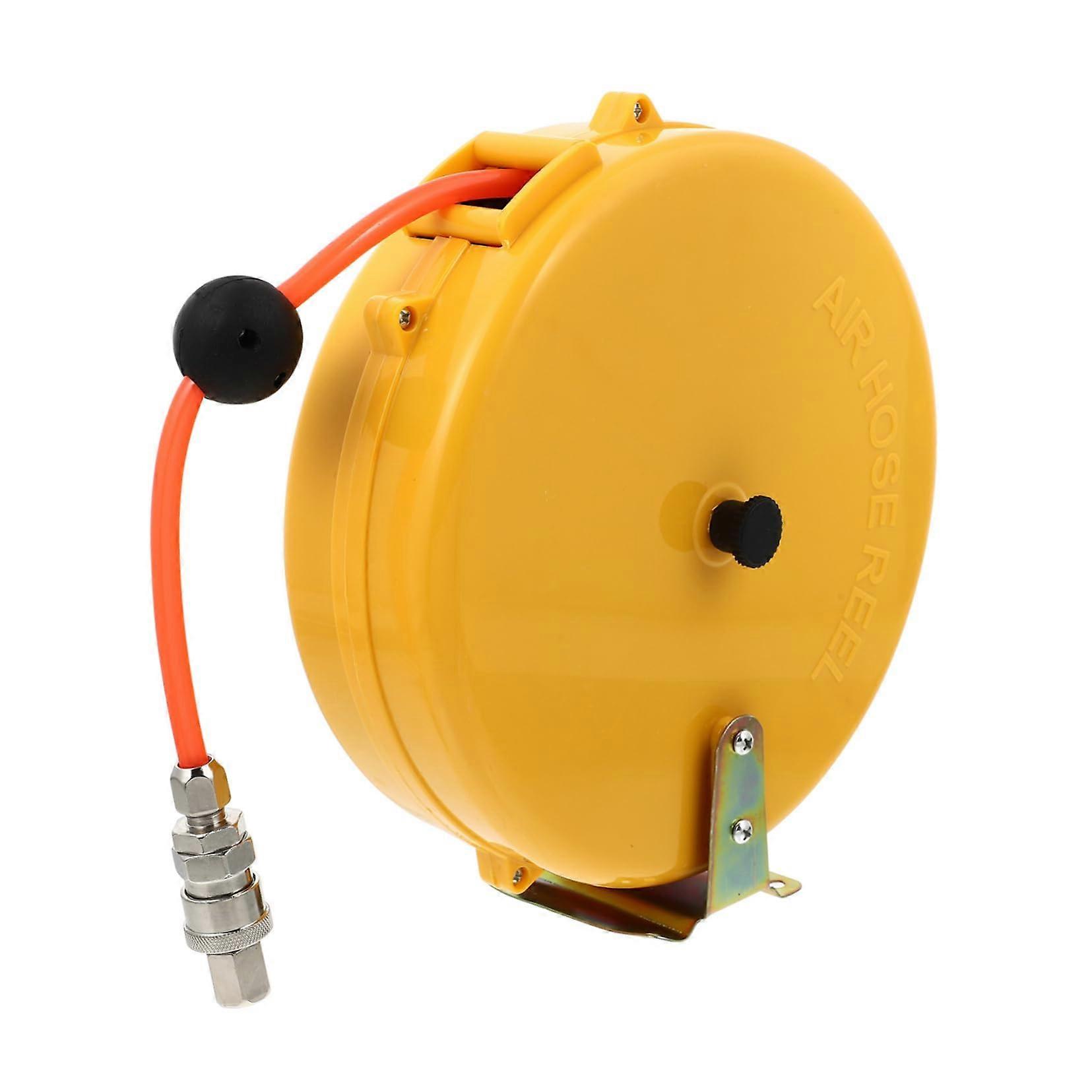 Manual Reel 8M Retractable Air Hose Reel With Automatic Locking For Factory Workshops