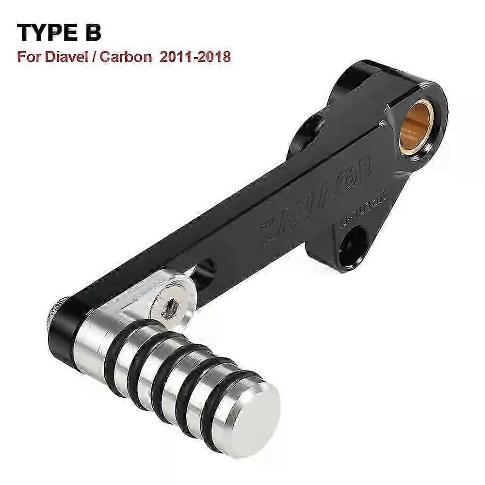 DUCATI Monster 821 1200 / S / R Diavel Karbon Motosiklet Aksesuarları için Vites Değiştirme Kolu için geçerlidir Ayarlanabilir Vites Pedalı Sol Ayak Mandalları