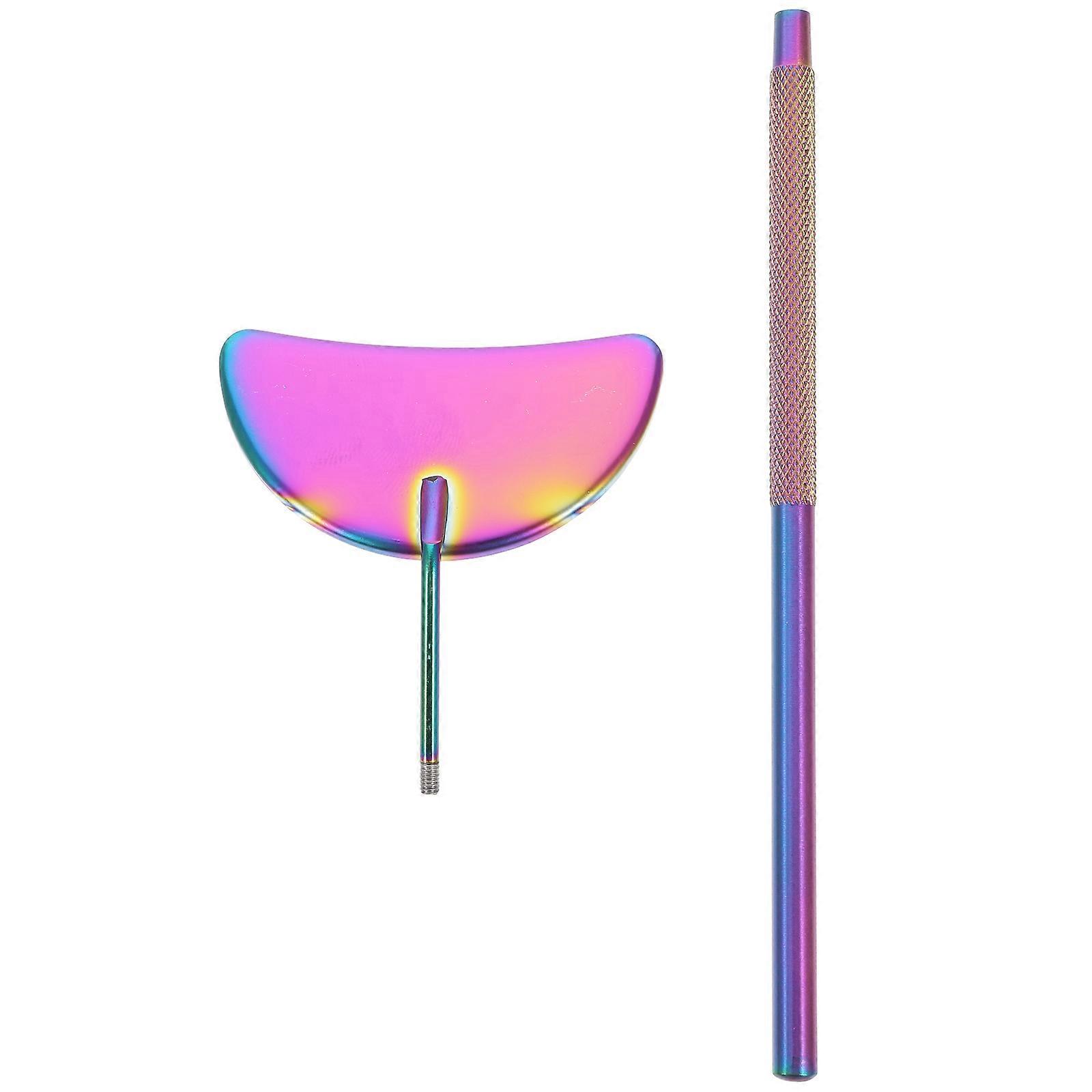 Eyelash Inspection Mirror for Makeup with Stainless Steel Material 1pc Multi Color Small Size Lightweight
