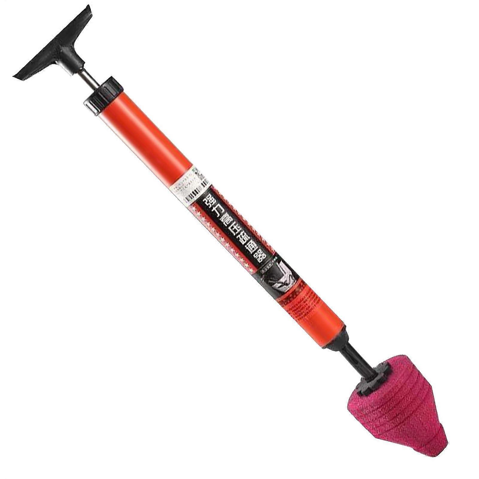 Air Piston Toilet Plunger, Ergonomic Air Pressure Drain Clog Remover Tool for Most Toilet Types, Heavy-Duty Plumbing Solution