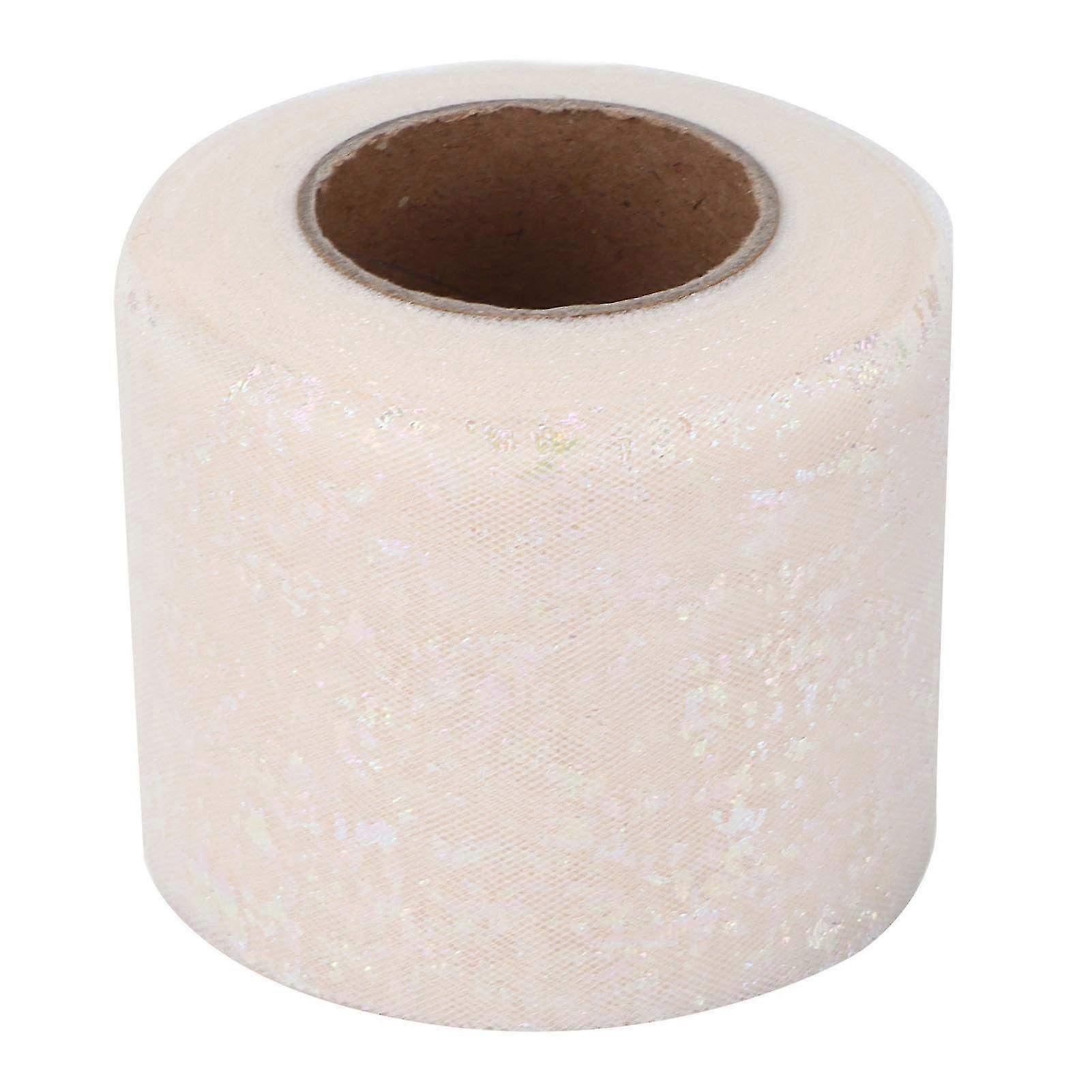 Lightweight Abrasion-Resistant Tulle Fabric Rolls for DIY Crafts - Portable Symphony Polyester 6cm Width Tulle Material