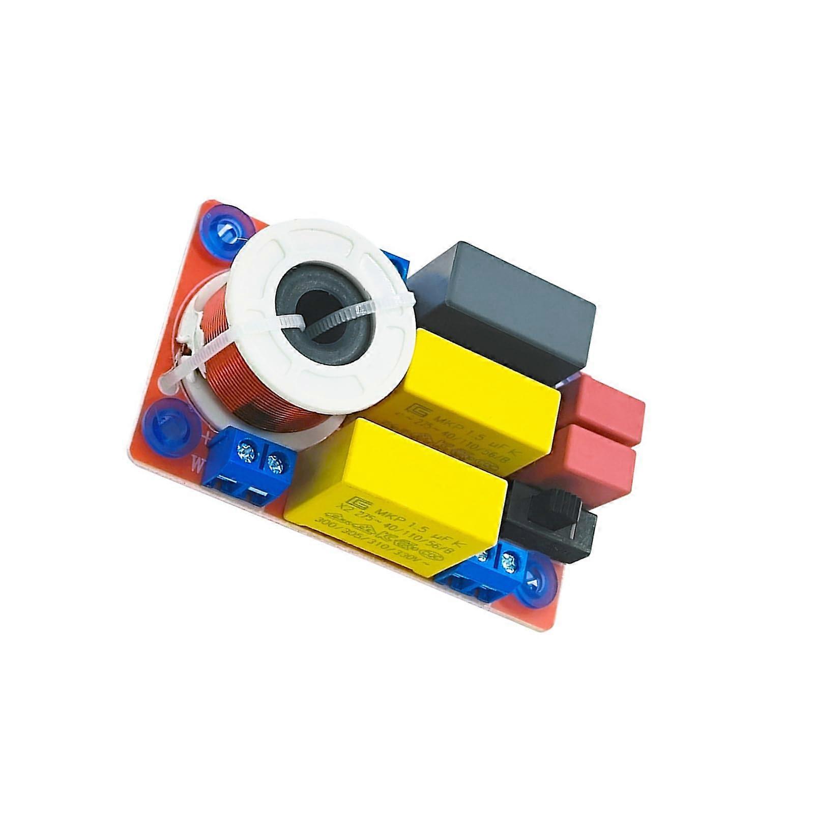 100W Speaker Crossover Board Treble Bass 2Way Power Sound Crossover Filter Frequency Divider Module Adjustable Sound Crossover