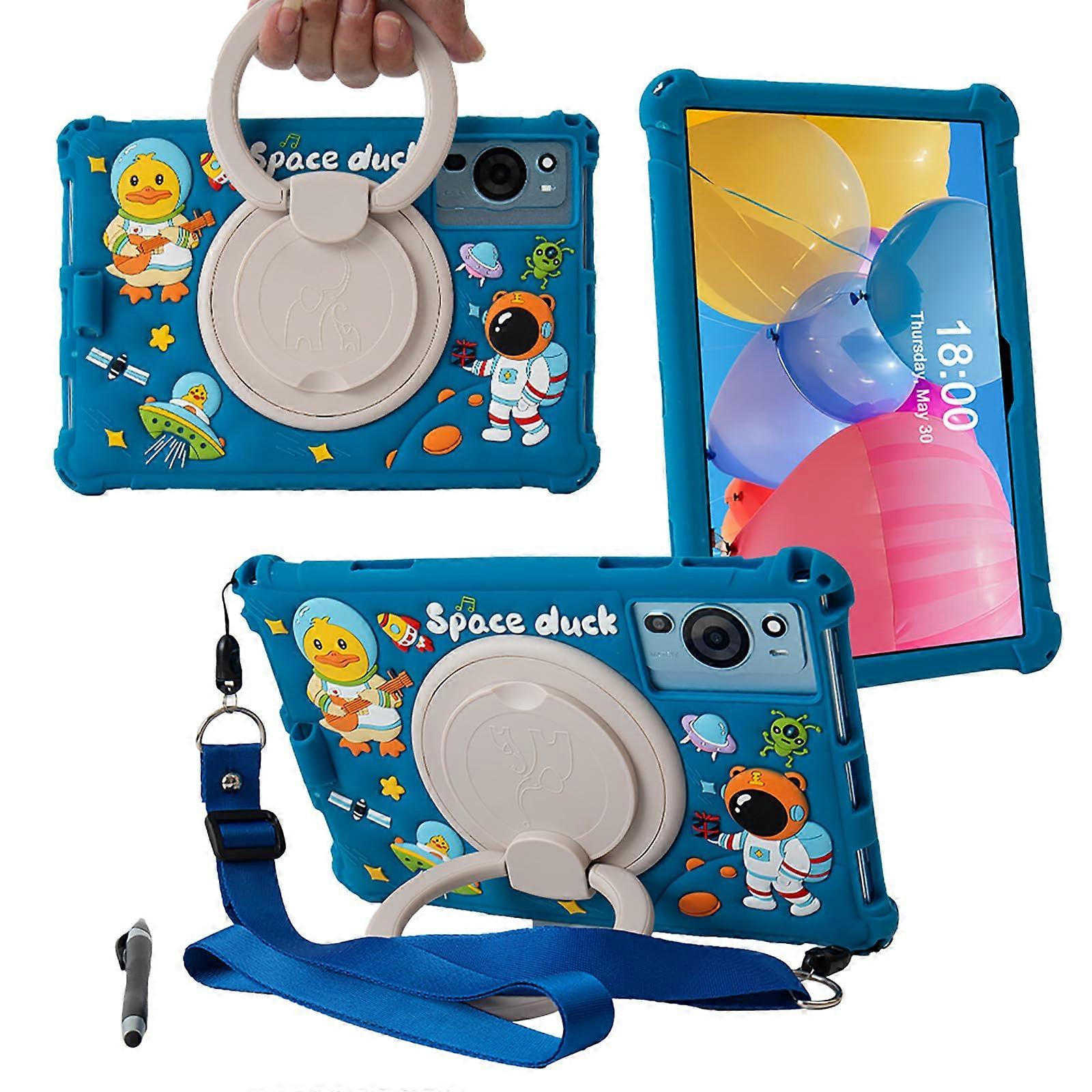 Universal Case for 10-10.1 Inch Tablet, Navy Blue, Compatible with DOOGEE, Blackview, SGIN, OSCAL and More