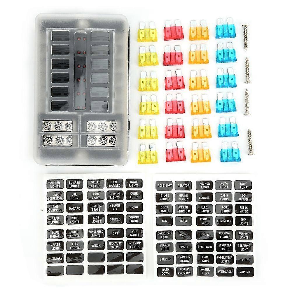 12V to 32V fuse block holder with M5 stud
