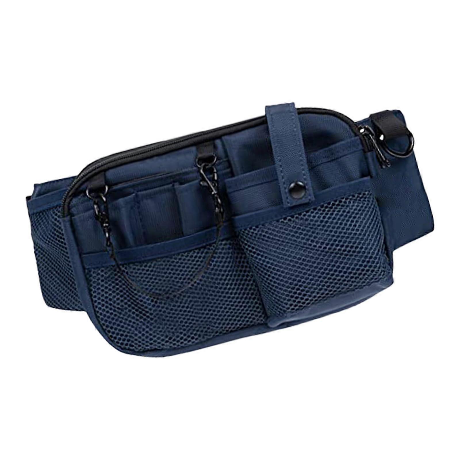 Arm bag for nurses, tool organizer, bag with tape holder, easy to carry dark blue