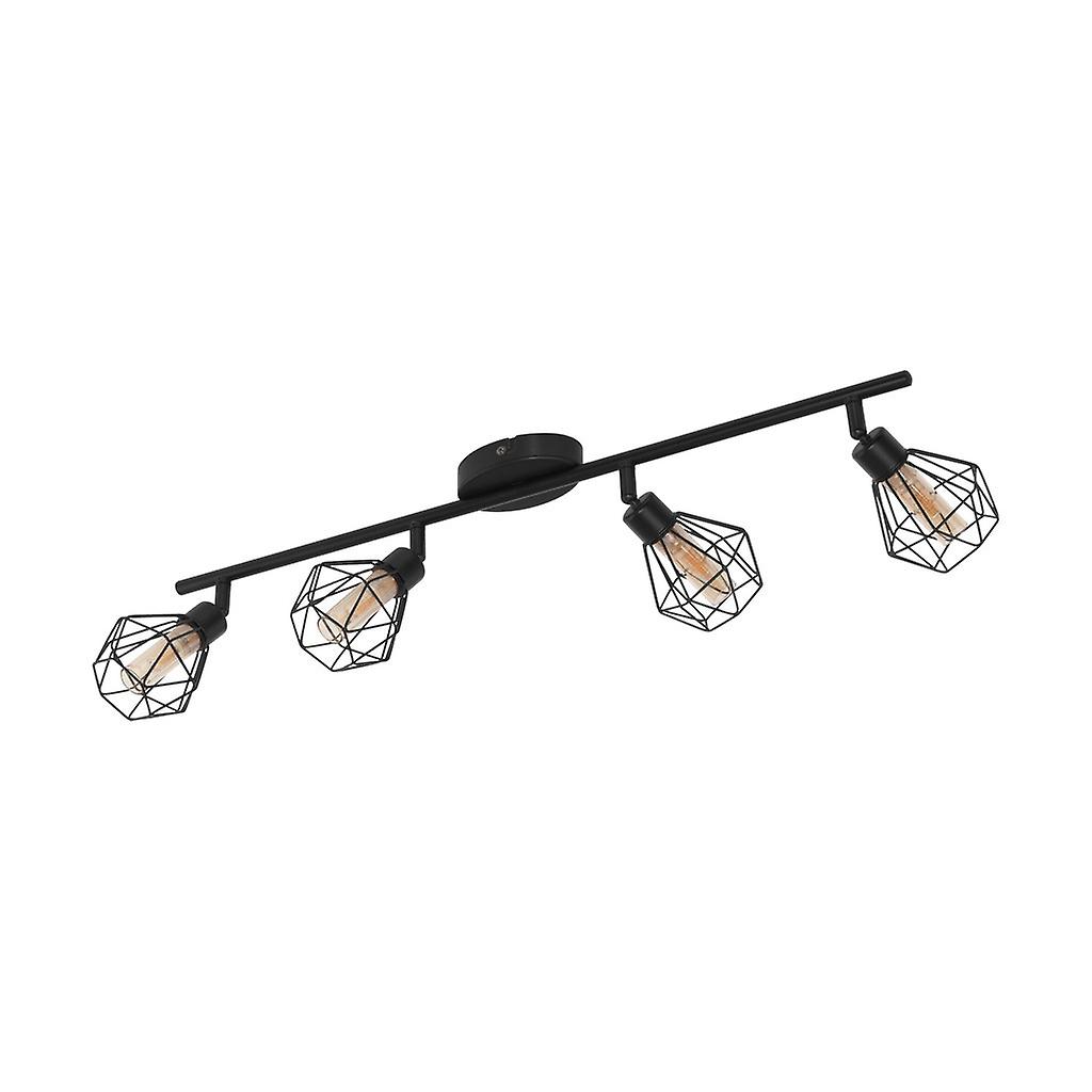 Zapata 4 Lamp Spotlight Bar Black