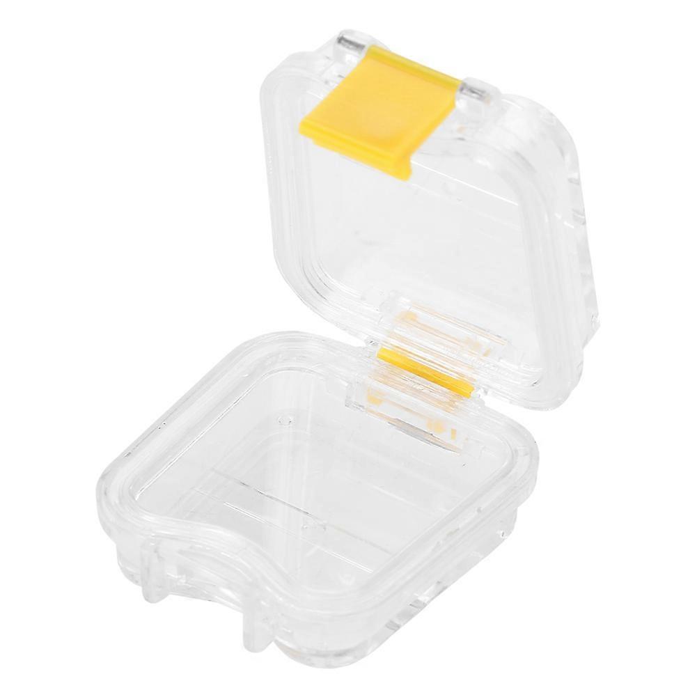 Professional Denture Box Dental False Teeth Storage Case Tooth Container with Film