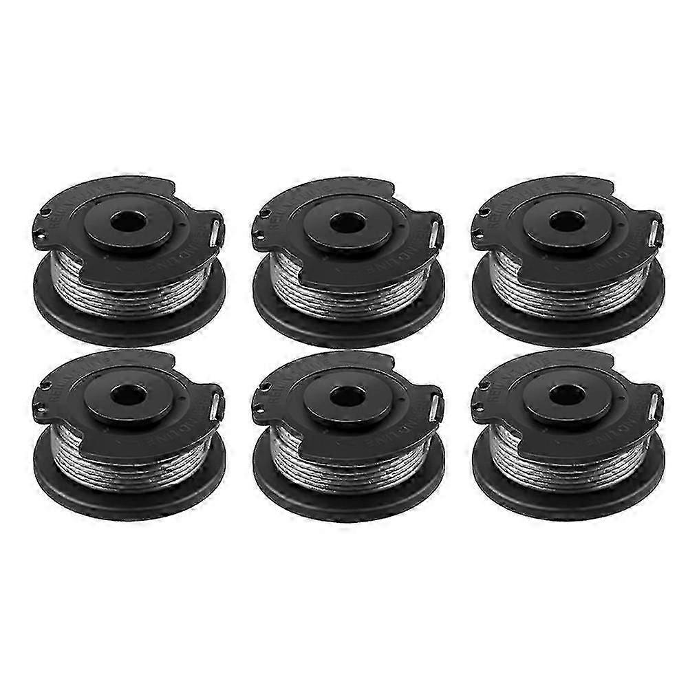 6 Pack F016800569 String Trimmer Spool and Line for EasyGrassCut 23, 26, 18, 18-230, 18-260, 18-26