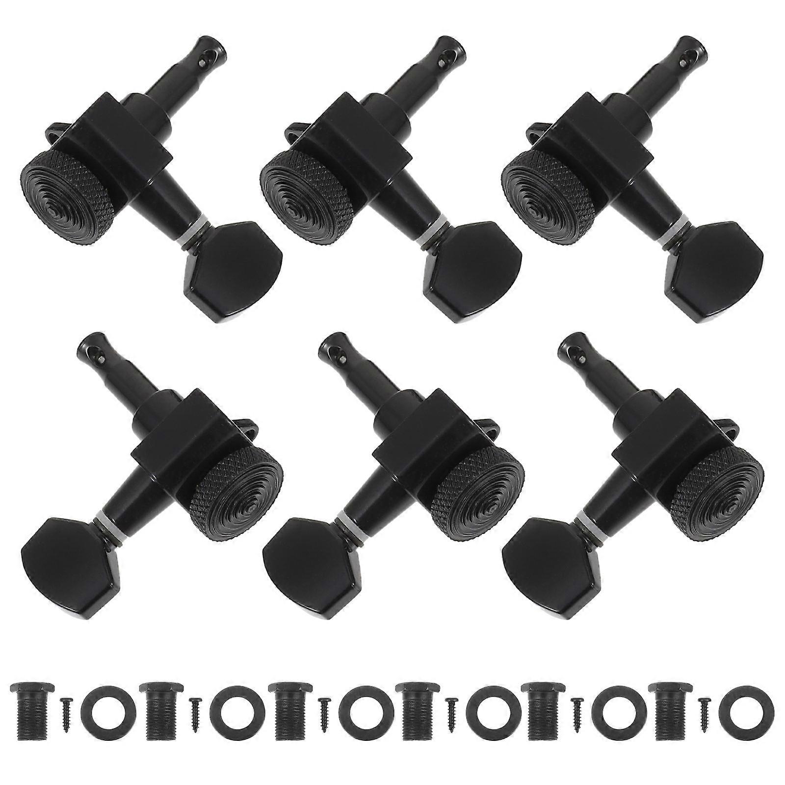 6Set Premium Guitar Lock Buttons Suitable For Guitar Players With High Stability Easy Installation Function