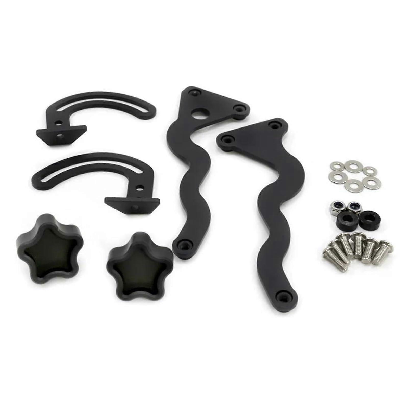 Windshield Extension with Reinforced Mounting Bracket for Enhanced Protection for BMW R1200GS LC Adventure R1250GS