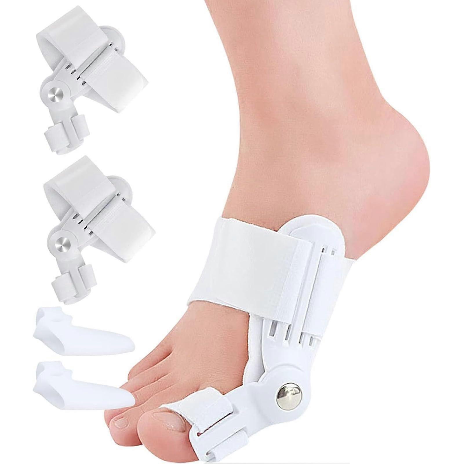 Bunion Corrector Pack of 2, Relief Splint and Toe Separator, Adjustable Hallux Valgus Correction, for Men and Women
