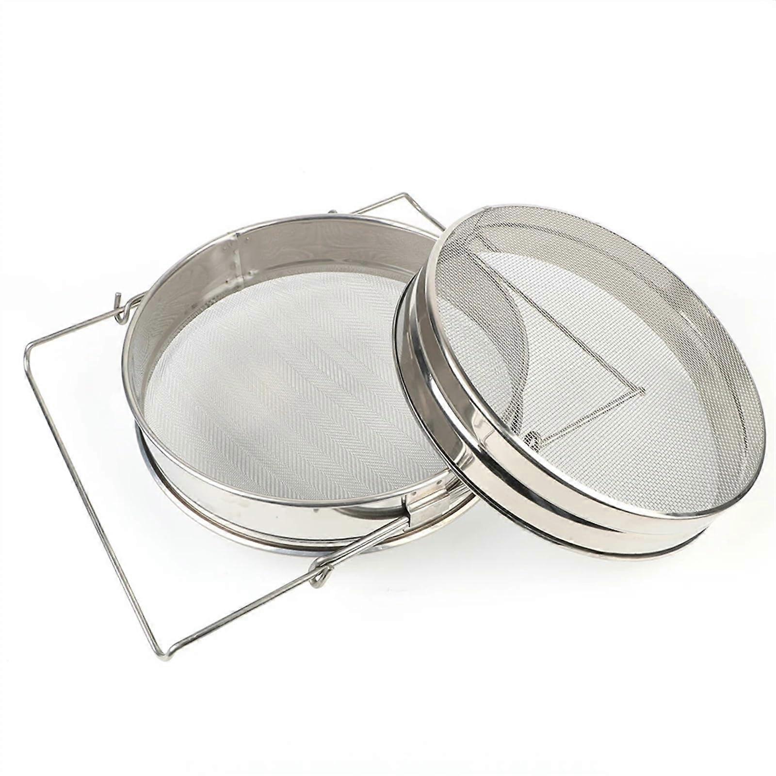Garden Sieve Stainless Steel Mesh Filter For Beekeeping Honey Filtering And Sand Filtration