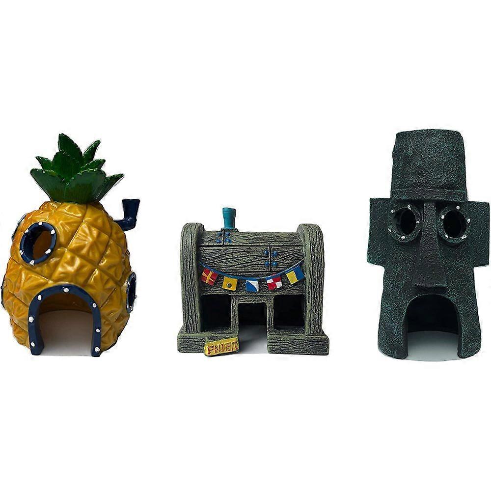 SpongeBob SquarePants Be Sailed Aquarium Ornament (3-Pack)