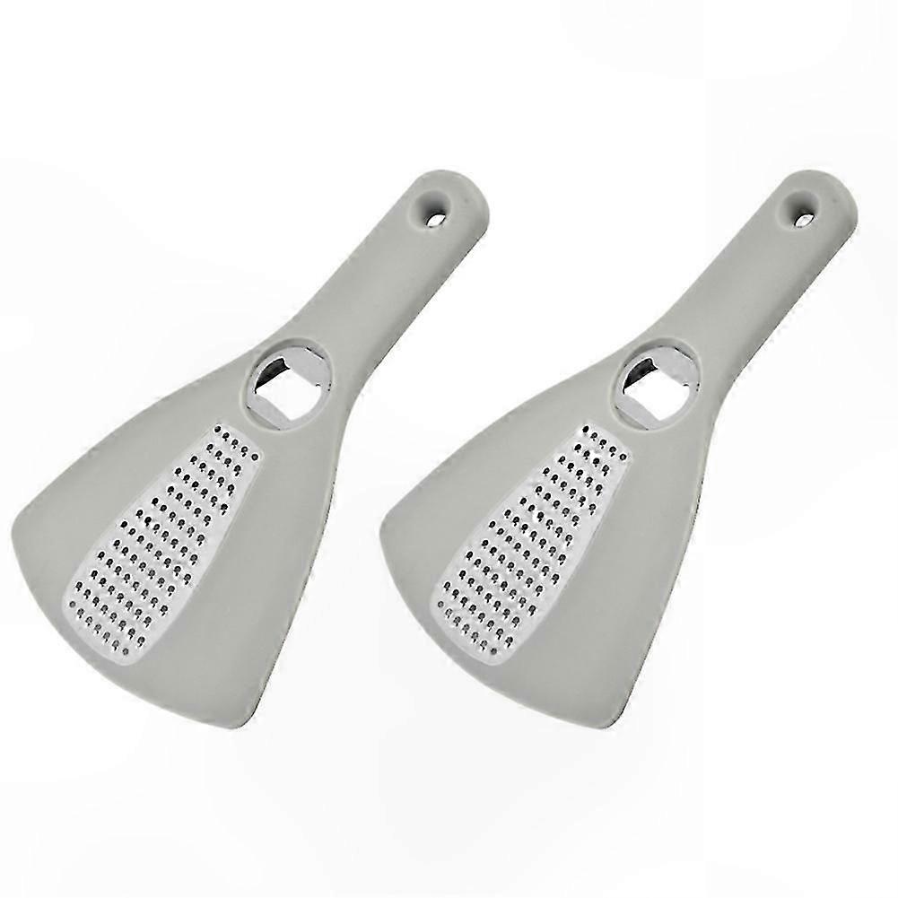 Multi-Function Kitchen Tool, 2-in-1 Grater and Cap Opener for Vegetables and Beverages
