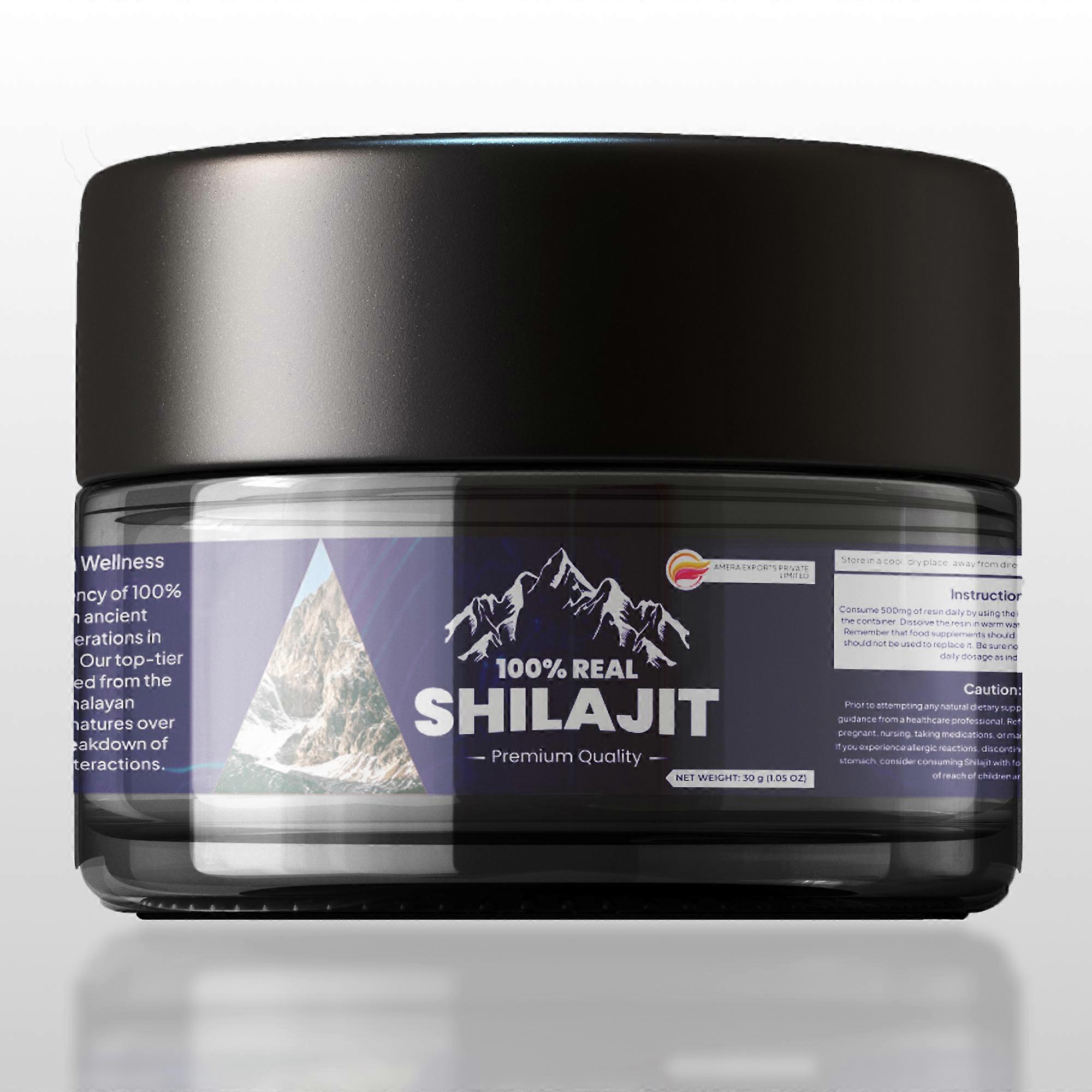 Himalajan puhdas orgaaninen Shilajit, ensiluokkainen, 30 grammaa (lusikalla) (3 kpl pakkaus)