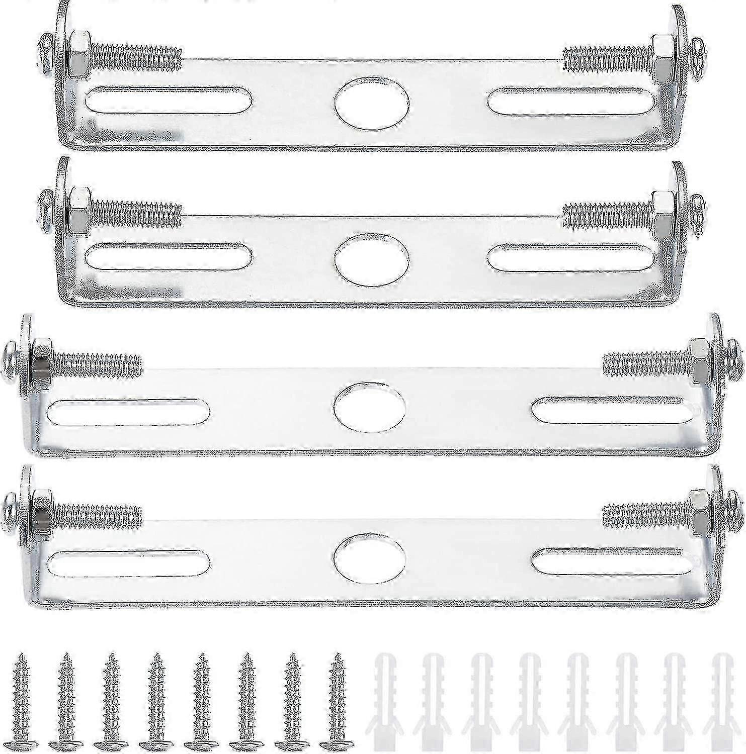 4-Pack Ceiling Light Mounting Plates with 90mm & 104mm Bracket for Secure Fixture Installation