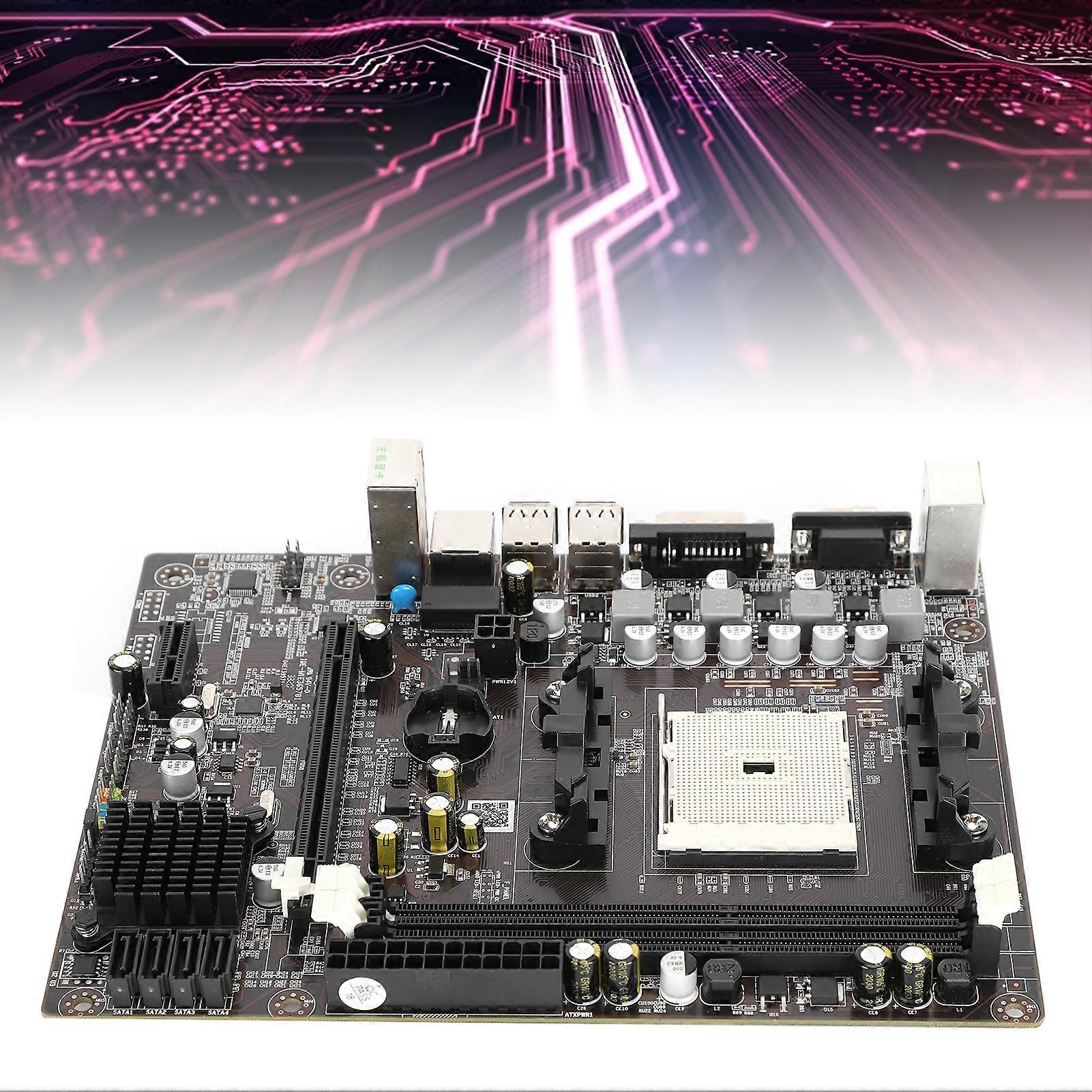 A55 FM1 Desktop Motherboard DDR3 2xDIMM 905Pin Dual/QuadCore CPU